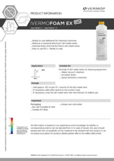 Product information VermoFoam EX