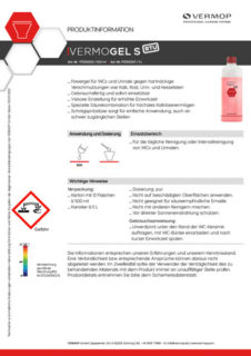 Produktinformation VermoGel S RTU