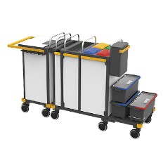 Equipe General  with panelling and multi-wall, detachable disposal + toolbox + 10 l box