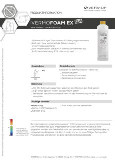 PRODUKTINFORMATION FOAM EX