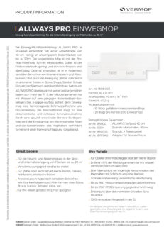 Produktinformation ALLWAYS PRO