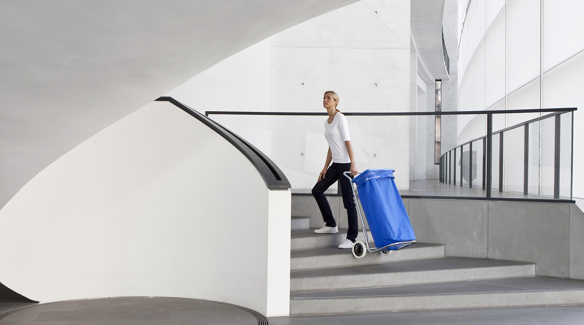 Waste disposal trolleys