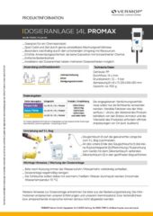 Produktinformation Dosieranlage ProMax 14 L/min