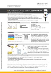 Produktinformation Dosieranlage ProMax 4-fach 14 L/min