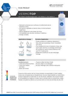 Fiche produit VermoTop