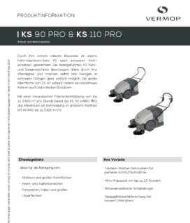 Produktinformation KS 90 PRO/ KS 110 VARIO PRO
