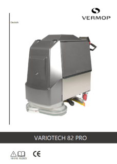 Bedienungsanleitung VERMOP VARIOTECH 82 PRO