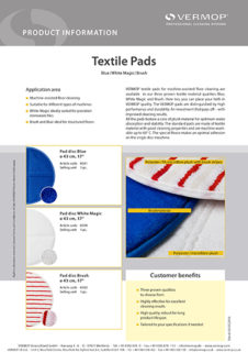 Product Information Textile Pads