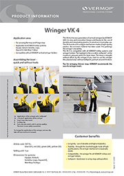 Product Information Vertical Wringer VK 4